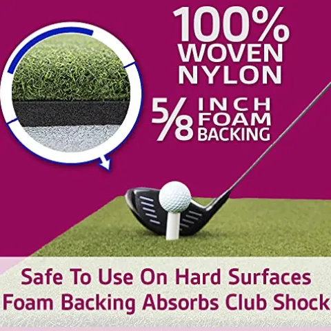 All Turf Mats Ultimate Super Tee Golf Mat Green