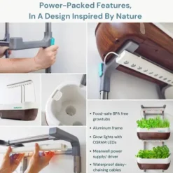 Altifarm Herbstation Indoor Garden Green Brown