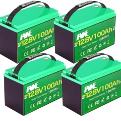 ALWPRCXE 48V 100Ah Golf Cart Battery System – Quad 12V Setup