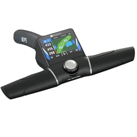 AMBA7 M5 GPS DHC Electric Caddy Cart Bundle with Accessories Black