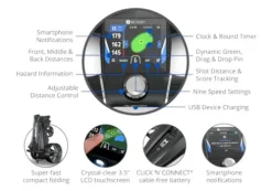 AMBA7 Motocaddy M5 GPS DHC Electric Caddy Cart Bundle Black