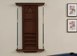 AMERICAN HERITAGE BILLIARDS Venice Cue Rack + Suede Finish