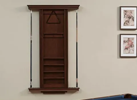 AMERICAN HERITAGE BILLIARDS Venice Cue Rack + Suede Finish