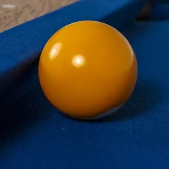 American Legend Kirkwood 84” Billiard Table Rustic Blond Finish Blue