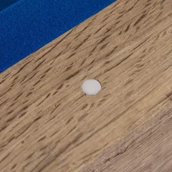 American Legend Kirkwood 84” Billiard Table Rustic Blond Finish Blue