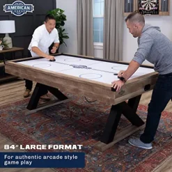 American Legend Kirkwood 84” Air Powered Hockey Table Brown