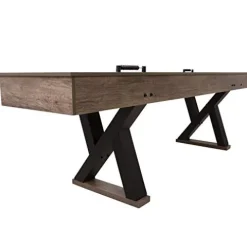 American Legend Kirkwood 9’ LED Light Up Shuffleboard Table with Bowling