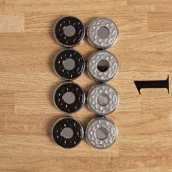 American Legend Kirkwood 9’ LED Light Up Shuffleboard Table with Bowling