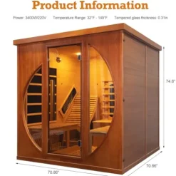 amocane 2 Person Cedar Sauna