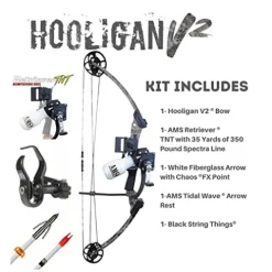 AMS Bowfishing Hooligan V2 Bowfishing Bow Kit Grey