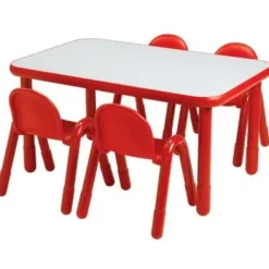 Angeles Baseline 72″ x 30″ Rectangular Activity Table 24″ H Shamrock Green