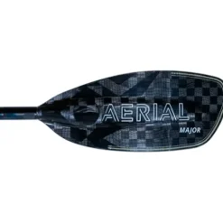 AQUA BOUND Aerial Major Carbon Versa-Lok Bent Shaft Kayak Paddle 4-Piece Black