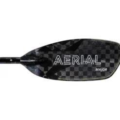 AQUA BOUND Aerial Major Carbon Versa-Lok Bent Shaft Kayak Paddle 4-Piece Black