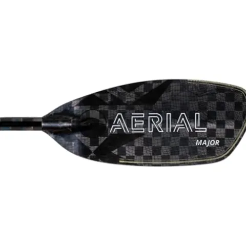 AQUA BOUND Aerial Major Carbon Bent Shaft 1-Piece Kayak Paddle Black