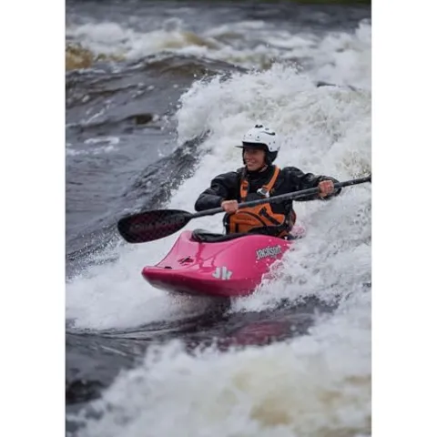 AQUA BOUND Aerial Major Carbon Kayak Paddle 1-Piece 194 cm Black