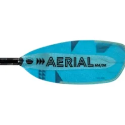 AQUA BOUND Aerial Major Fiberglass Bent Shaft 1-Piece Kayak Paddle Blue