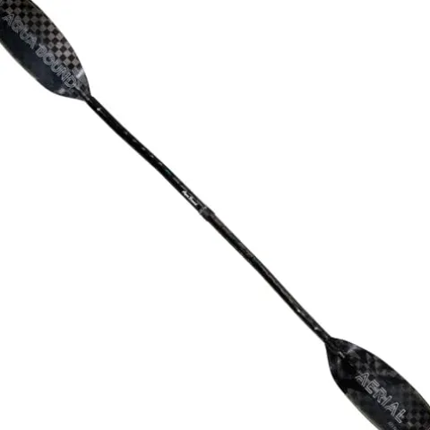 AQUA BOUND Aerial Minor Carbon Versa-Lok Bent Shaft Kayak Paddle 4-Piece 200-205cm Black