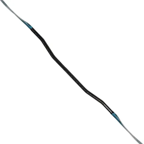 AQUA BOUND Aerial Minor Fiberglass Bent Shaft 1-Piece Kayak Paddle Blue
