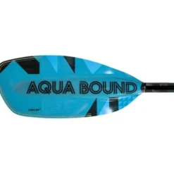 AQUA BOUND Fiberglass Versa-Lok Bent Shaft Kayak Paddle Blue 197-202 cm