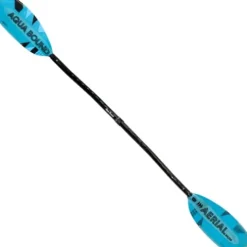 AQUA BOUND Fiberglass Versa-Lok Bent Shaft Kayak Paddle 4-Piece Blue 194-199 cm