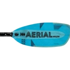 AQUA BOUND Fiberglass Versa-Lok Bent Shaft Kayak Paddle 4-Piece Blue 194-199 cm