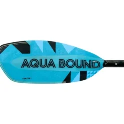 AQUA BOUND Fiberglass Versa-Lok Bent Shaft Kayak Paddle 4-Piece Blue 197-202 cm