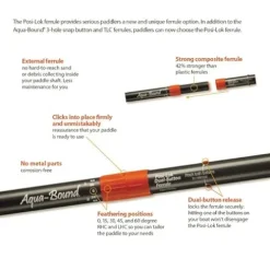 AQUA BOUND Tango Carbon Kayak Paddle Straight Shaft 230cm