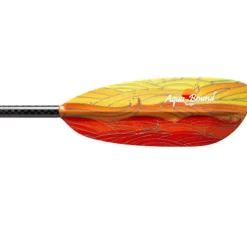 AQUA BOUND Tango Fiberglass Straight Shaft 4-Piece Kayak Paddle Fuego