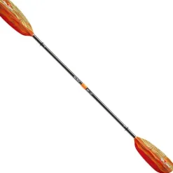 AQUA BOUND Tango Fiberglass Straight Shaft 4-Piece Kayak Paddle Fuego