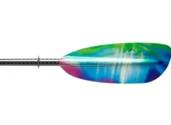 AQUA BOUND Tango Fiberglass Straight Shaft 2-Piece Kayak Paddle Northern Lights
