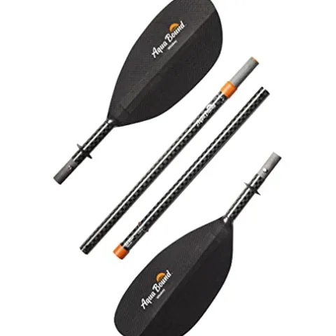 AQUA BOUND Whiskey Carbon Kayak Paddle 4-Piece 210 cm