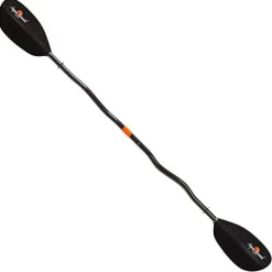 AQUA BOUND Whiskey Carbon Bent Shaft 2-Piece Kayak Paddle