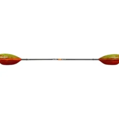 AQUA BOUND Whiskey Fiberglass Straight Shaft 4-Piece Kayak Paddle Fuego