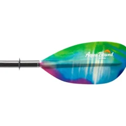 AQUA BOUND Whiskey Fiberglass Bent Shaft 2-Piece Kayak Paddle Northern Lights