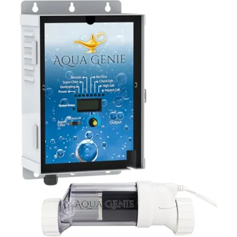 Aqua Genie 30k Gallon Complete Salt System with Clear Cell