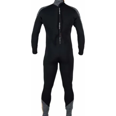 Aqua Lung Aquaflex 5mm Wetsuit Men Large Gray Orange