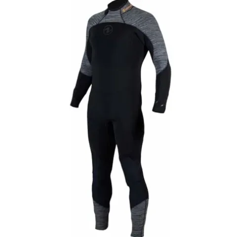 Aqua Lung Aquaflex 5mm Wetsuit Men XXLarge Gray Orange