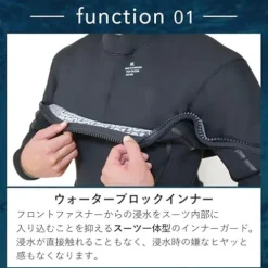 Aqua Lung Solaflex 8/7mm Wetsuit – Men – Medium Black