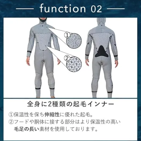 Aqua Lung Solaflex 8/7mm Wetsuit – Men – Medium Black