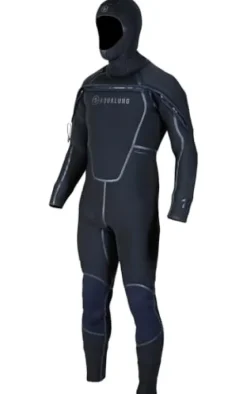 Aqua Lung Solaflex 8/7mm Wetsuit – Men – Medium Black