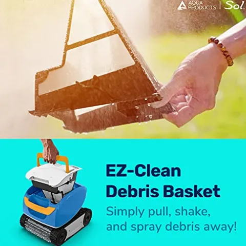 Aqua Products Sol Robotic Pool Cleaner for Inground Pools up to 36ft Multi-Colored