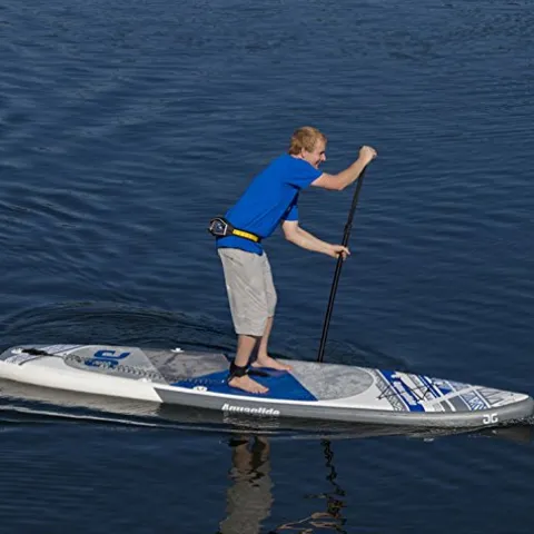 AQUAGLIDE 11′ Cascade Inflatable Stand-Up Paddleboard Blue/Gray