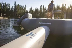 AQUAGLIDE Inflatable Water Balance Beam Float Multicolor