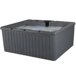 Aqualife by Strong Spas 3-4 Person Hot Tub with Hydrotherapy Jets and LED Lighting Gray Granite