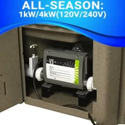 Aqualife by Strong Spas Invi Hot Tub 5-Person LED USA Cobblestone