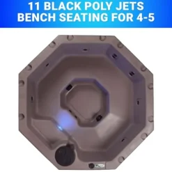 Aqualife by Strong Spas Invi Hot Tub 5-Person LED Lighting Millstone