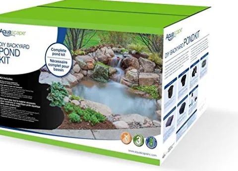 Aquascape DIY Backyard Pond Kit 8ft x 6ft Black