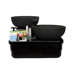Aquascape Spillway Bowl and Basin Fountain Kit Iron Ore 19/21 inch