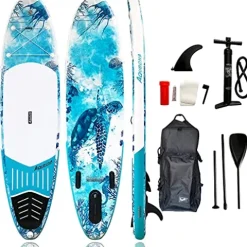 AQUBONA Inflatable Stand Up Paddle Board Ocean Blue