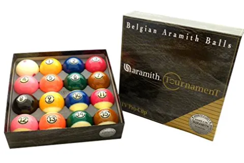 Aramith Tournament Pro-Cup TV Billiard Ball Set Multicoloured